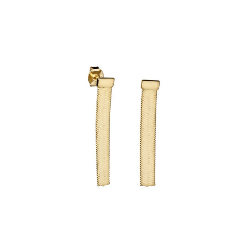 ARIELLE HERRINGBONE EARRINGS